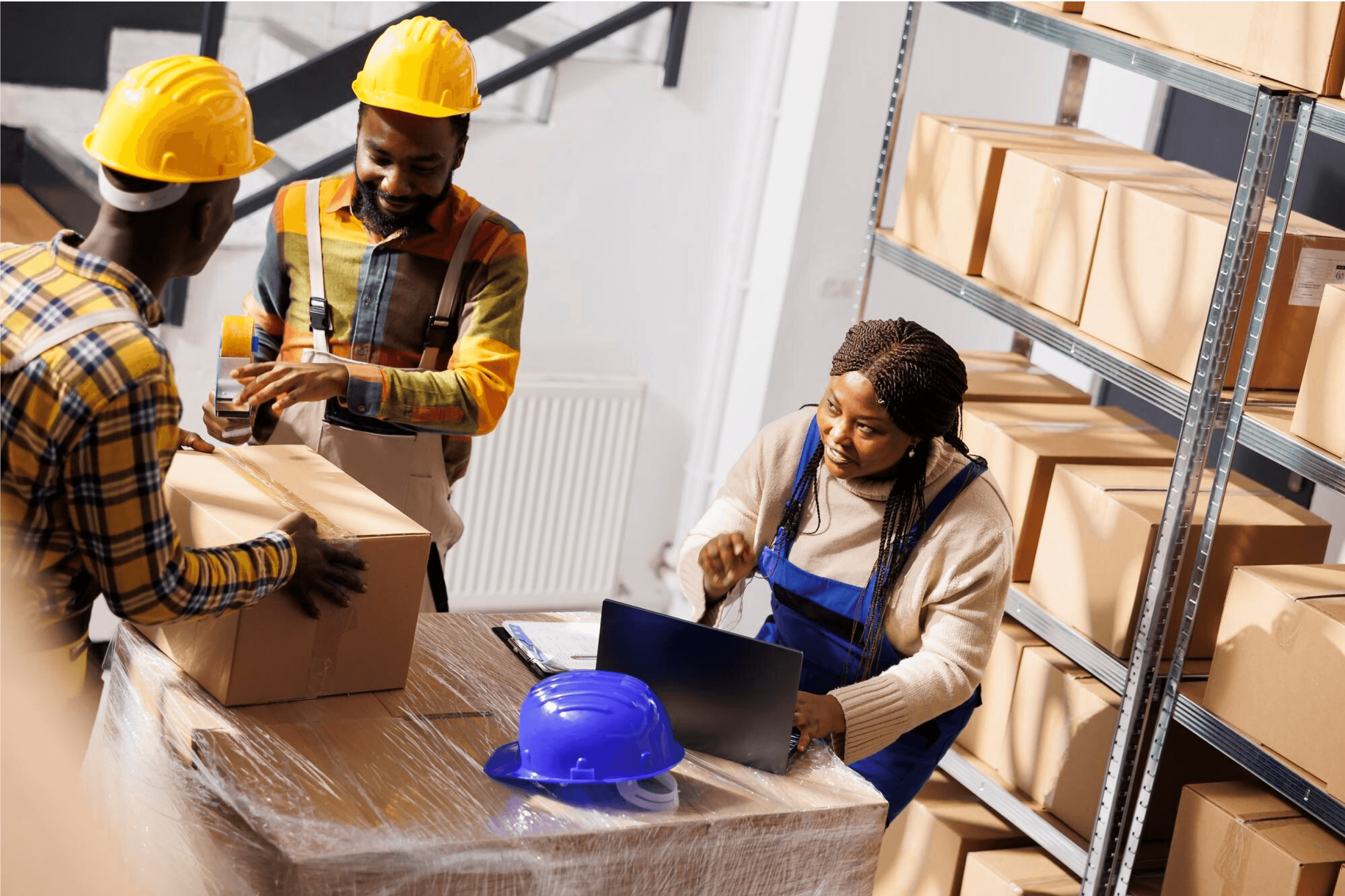 Warehouse workers